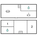 Vakantiehuis 2 Bedroom Cozy In *